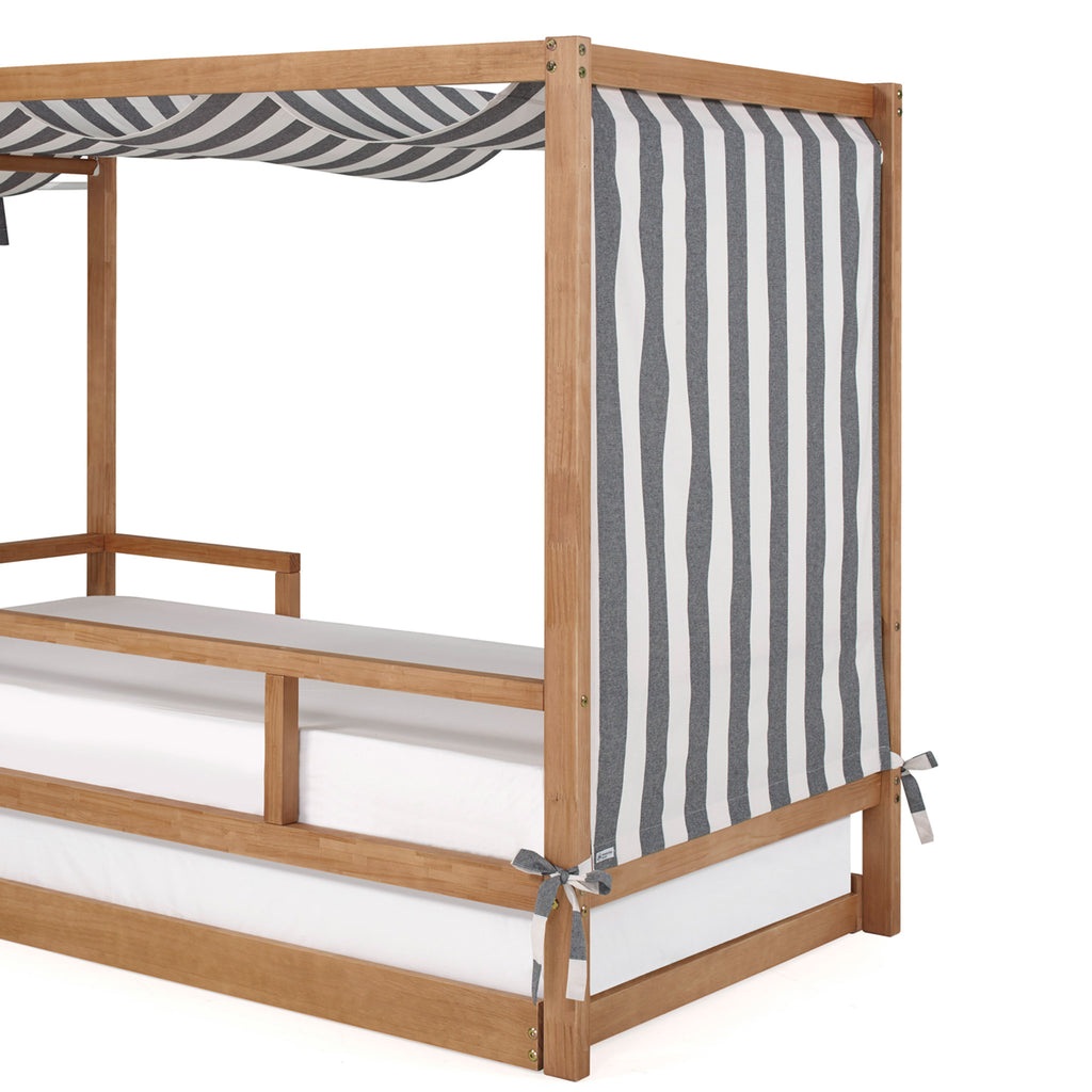 Market Tent Twin Bed - Beige and White