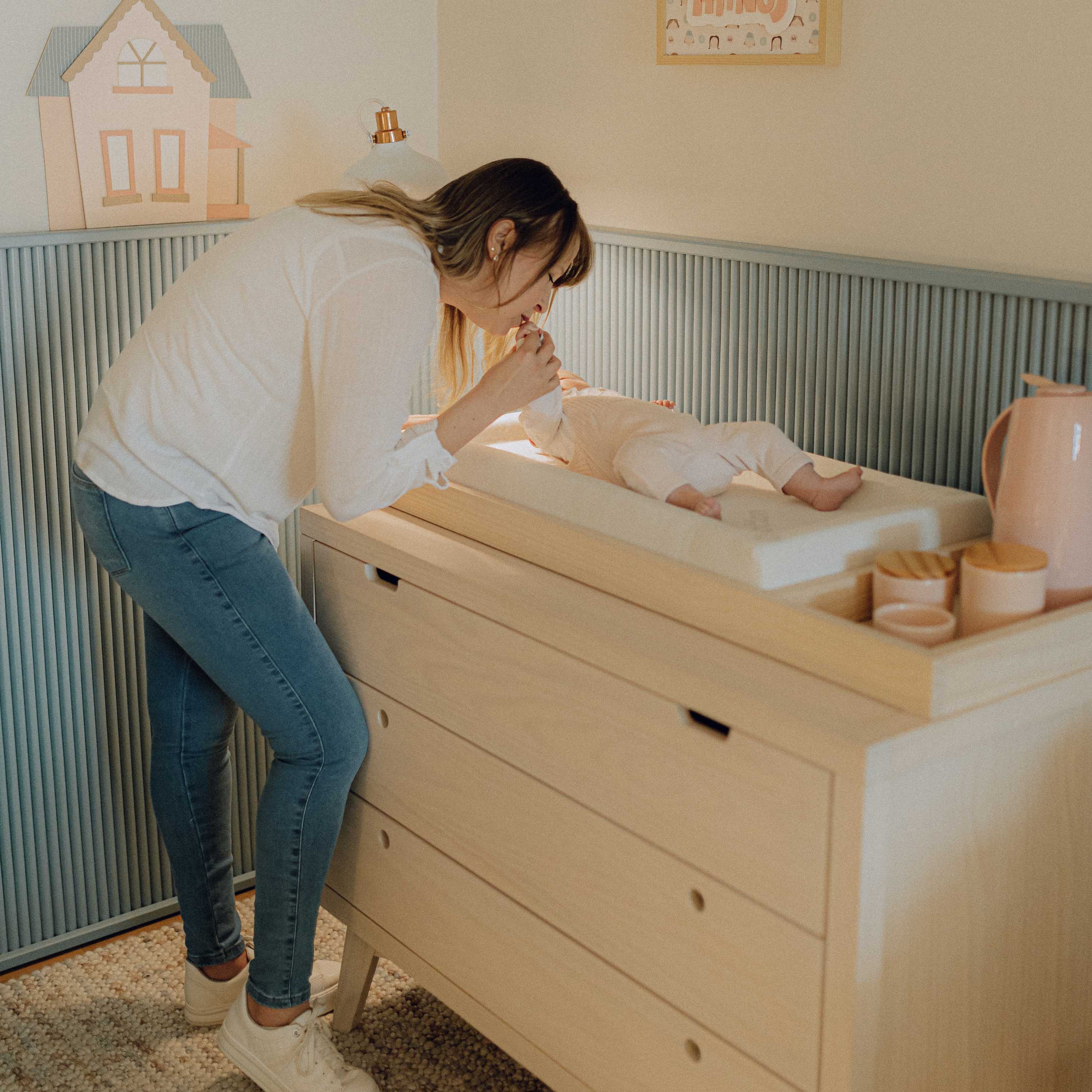 Crib with changing table and dresser hotsell