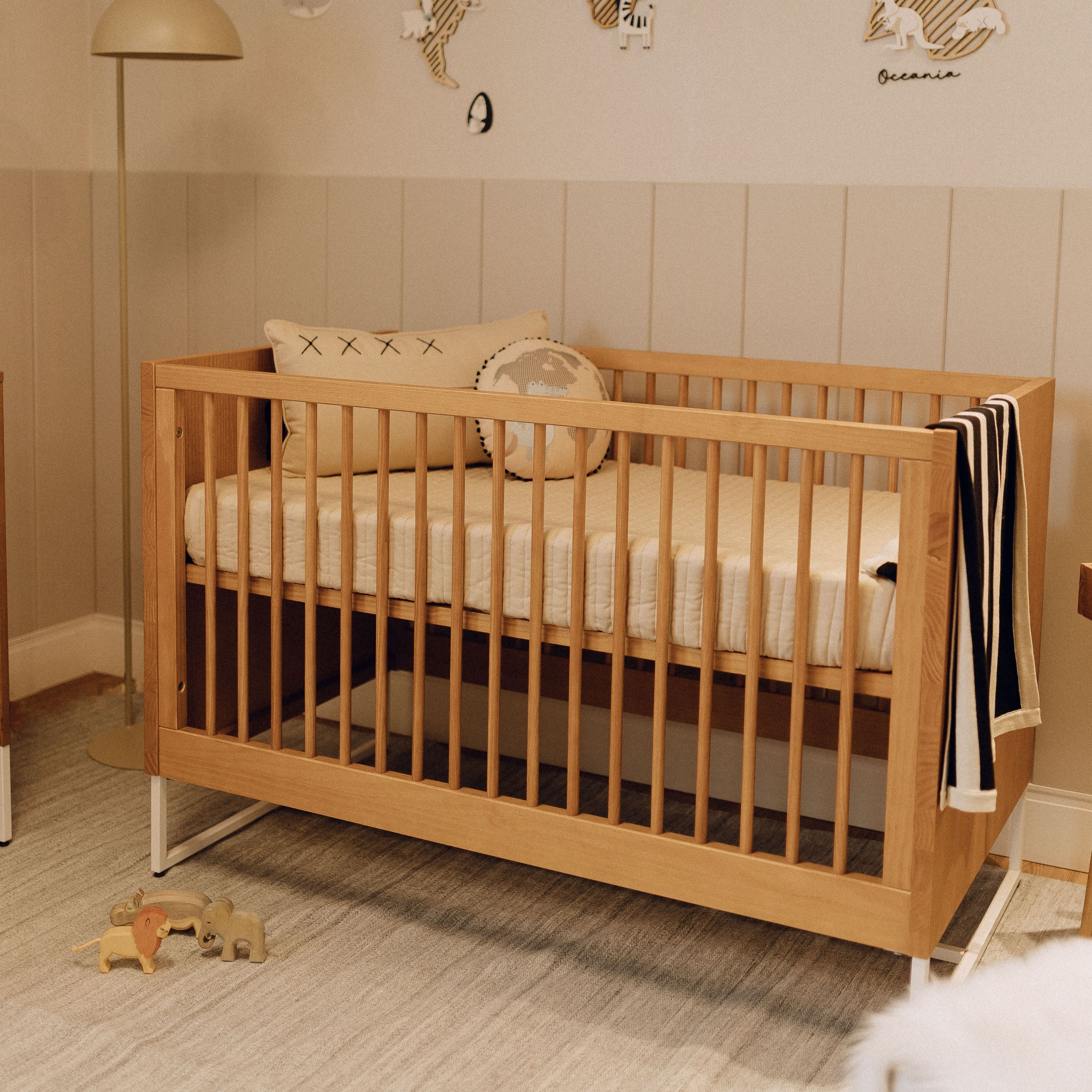 Bohemian baby crib best sale