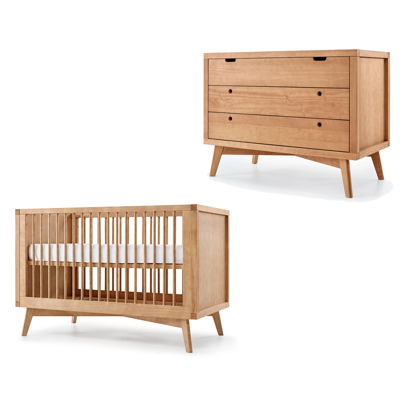 Mid century convertible outlet crib