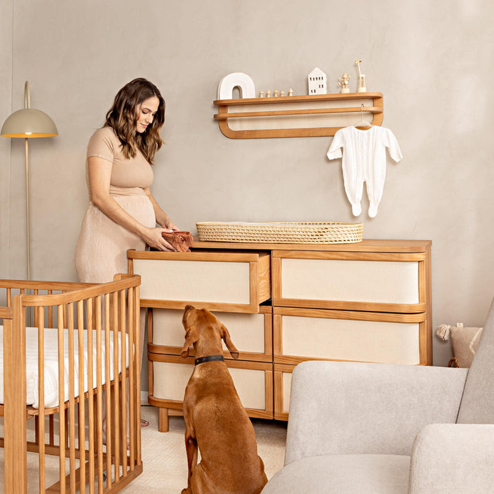 Samba 6 Drawer Dresser in Hazelnut